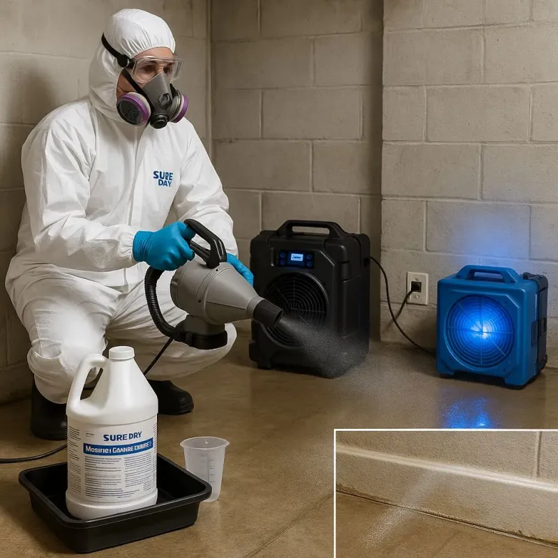Sanitization and Odor Removal process in DuPage County, IL